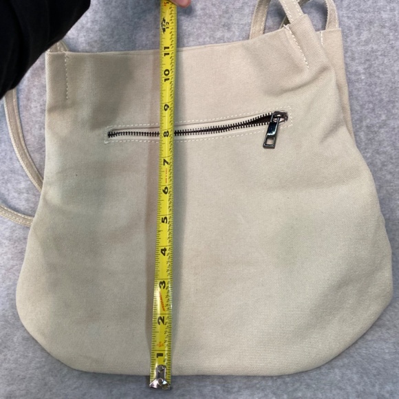 Iswee Canvas Two Handle Purse Magnetic Close 12" X 11" - Picture 6 of 10